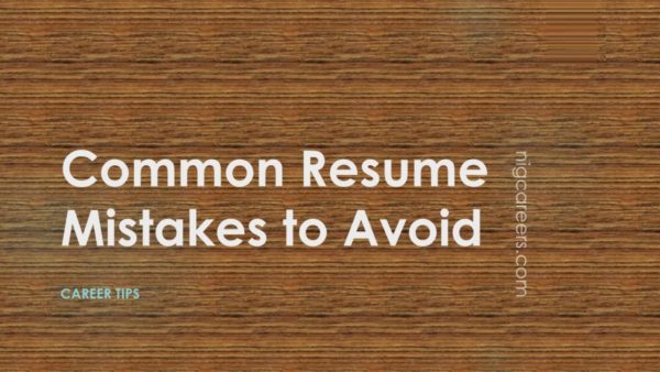 Common Resume Mistakes to Avoid