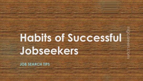 Habits of Successful Jobseekers