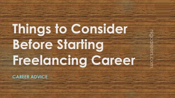 Things to Consider Before Starting Freelancing Career