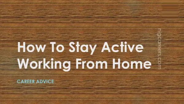 How To Stay Active Working From Home