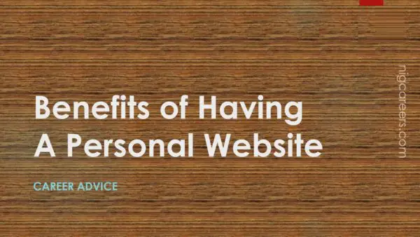 Benefits of Having A Personal Website