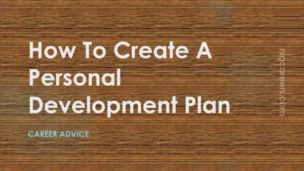 How To Create A Personal Development Plan