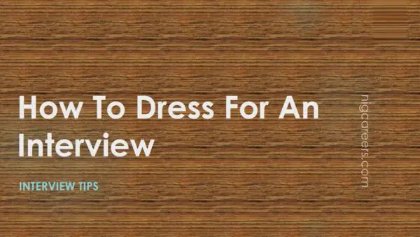 How To Dress For An Interview