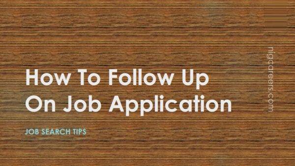 How To Follow Up On Job Application