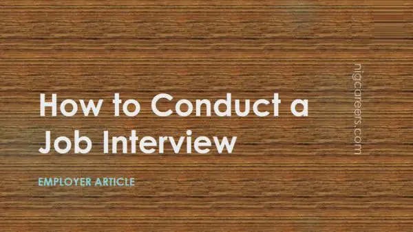 How to Conduct a Job Interview