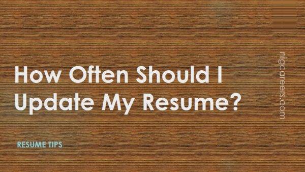 How Often Should I Update My Resume