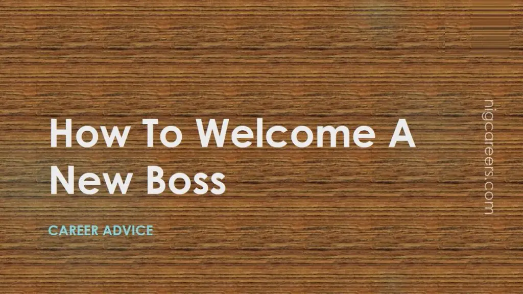 What To Say To Welcome New Boss