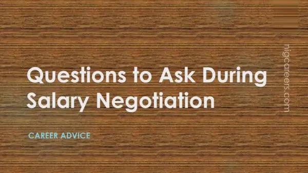 Questions to Ask During Salary Negotiation