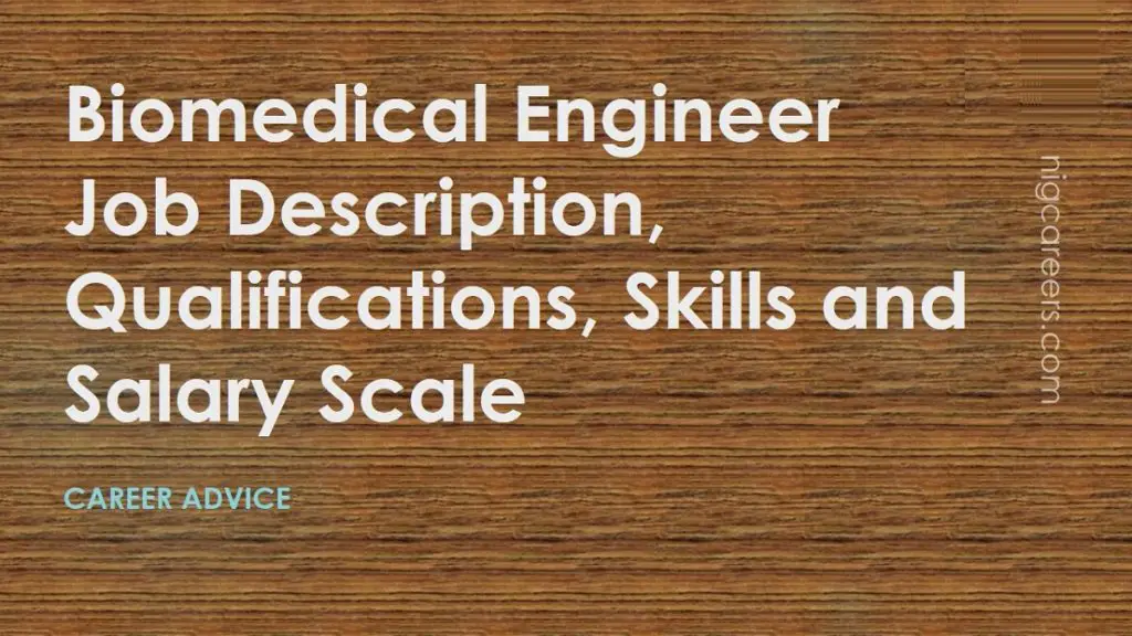 Biomedical Engineer Job Description In Hospital