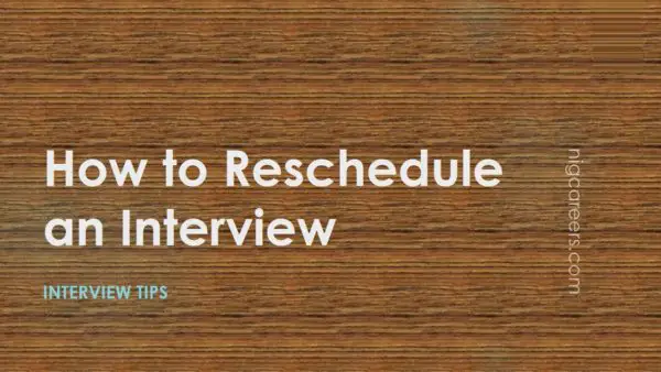 How to Reschedule an Interview