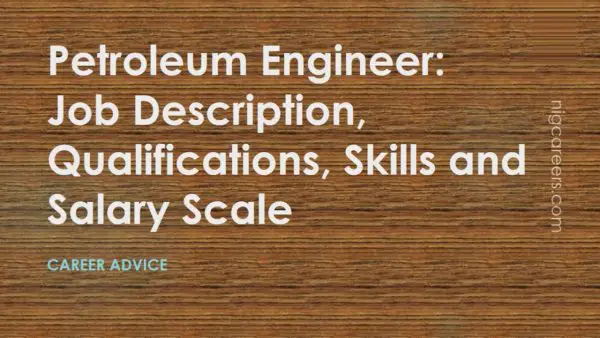 Petroleum Engineer Job Description