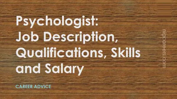 Psychologist Job Description