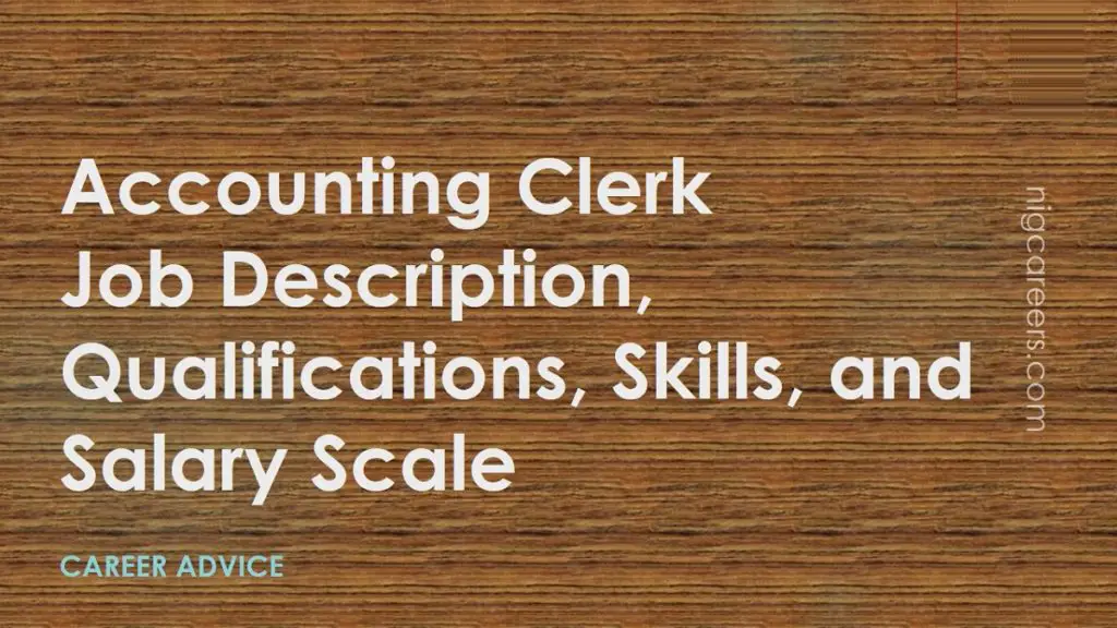 research accounting clerk job description