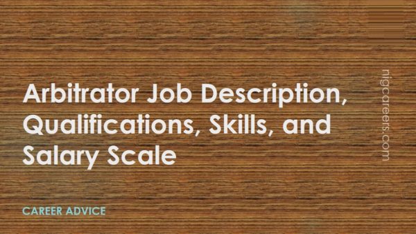 Arbitrator Job Description