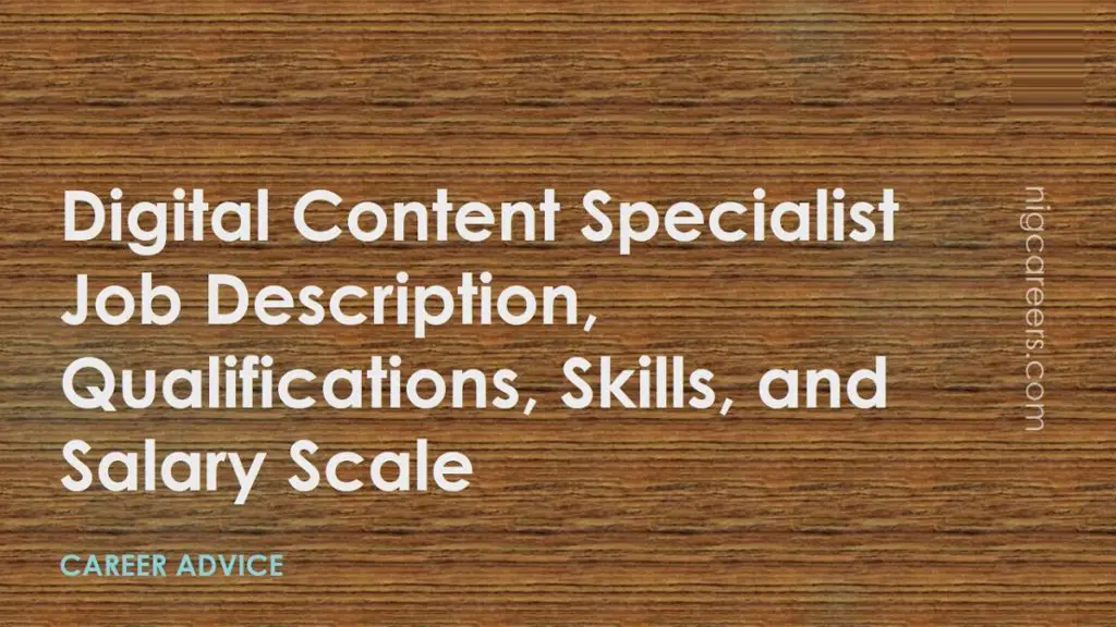  Digital Content Specialist Job Description Skills And Salary