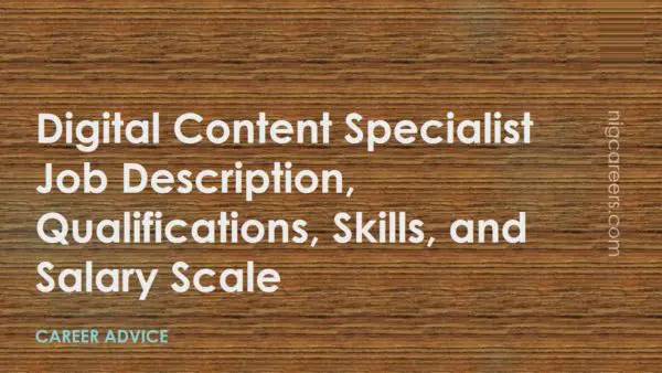 Digital Content Specialist Job Description