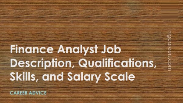 Finance Analyst Job Description