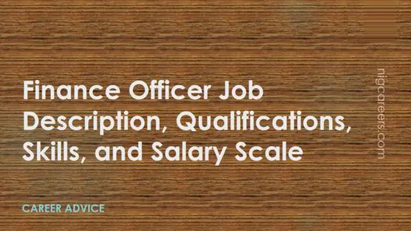 Finance Officer Job Description