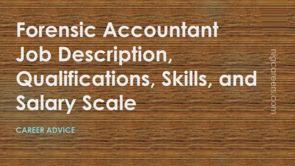 Forensic Accountant Job Description