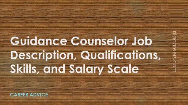 Guidance Counselor Job Description