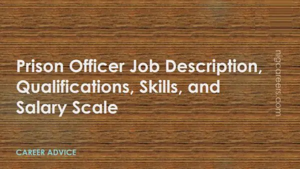 Prison Officer Job Description