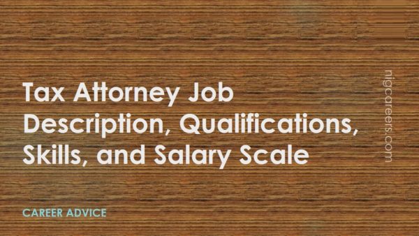 Tax Attorney Job Description