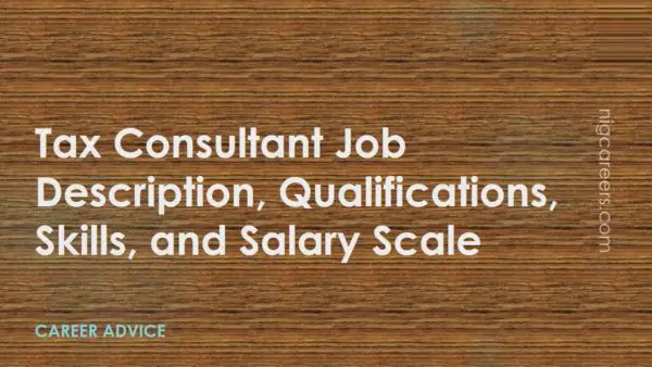 Tax Consultant Job Description