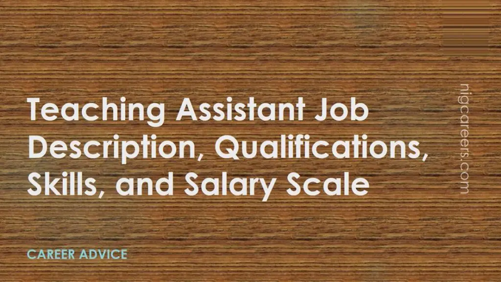 Level 4 Teaching Assistant Salary