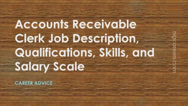 Accounts Receivable Clerk Job Description