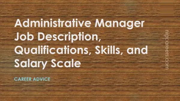 Administrative Manager Job Description
