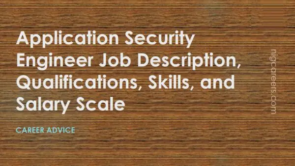 Application Security Engineer Job Description