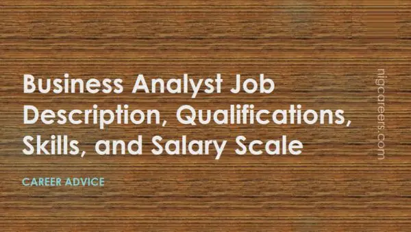 Business Analyst Job Description