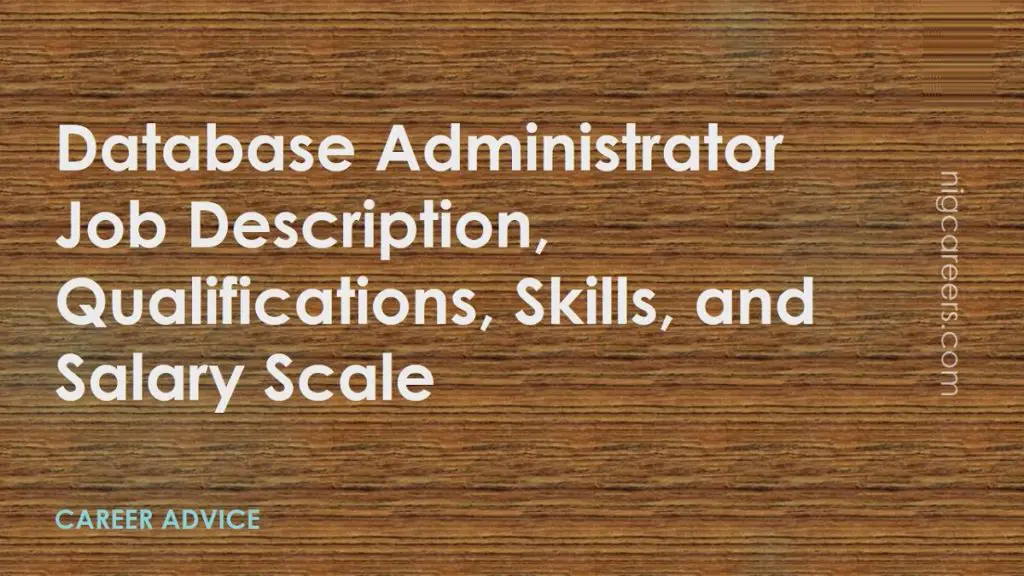 Database Administrator Job Description Skills And Salary   Database Administrator Job Description 1024x576 