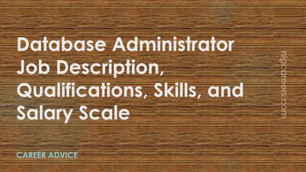 Database Administrator Job Description