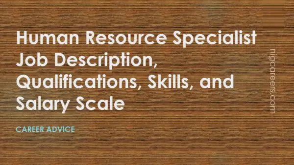 Human Resource Specialist Job Description