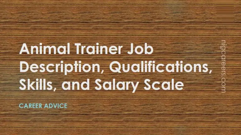 Animal Trainer Job Description Skills And Salary