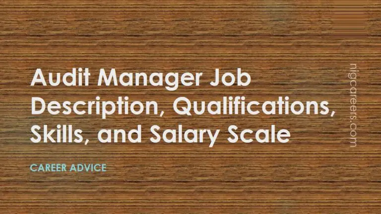 Audit Manager Job Description Skills And Salary