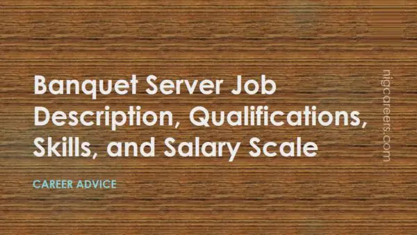 Banquet Server Job Description Skills And Salary