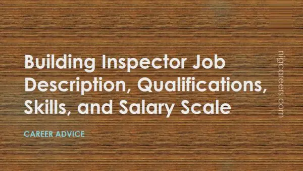 Building Inspector Job Description