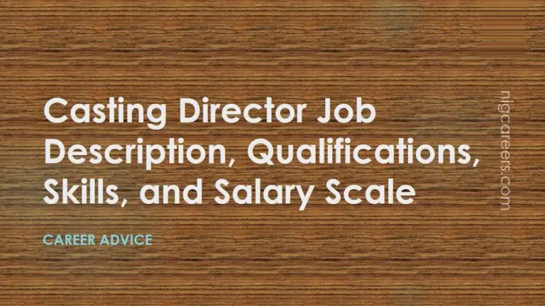 Casting Director Job Description Skills And Salary