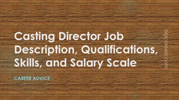 Casting Director Job Description