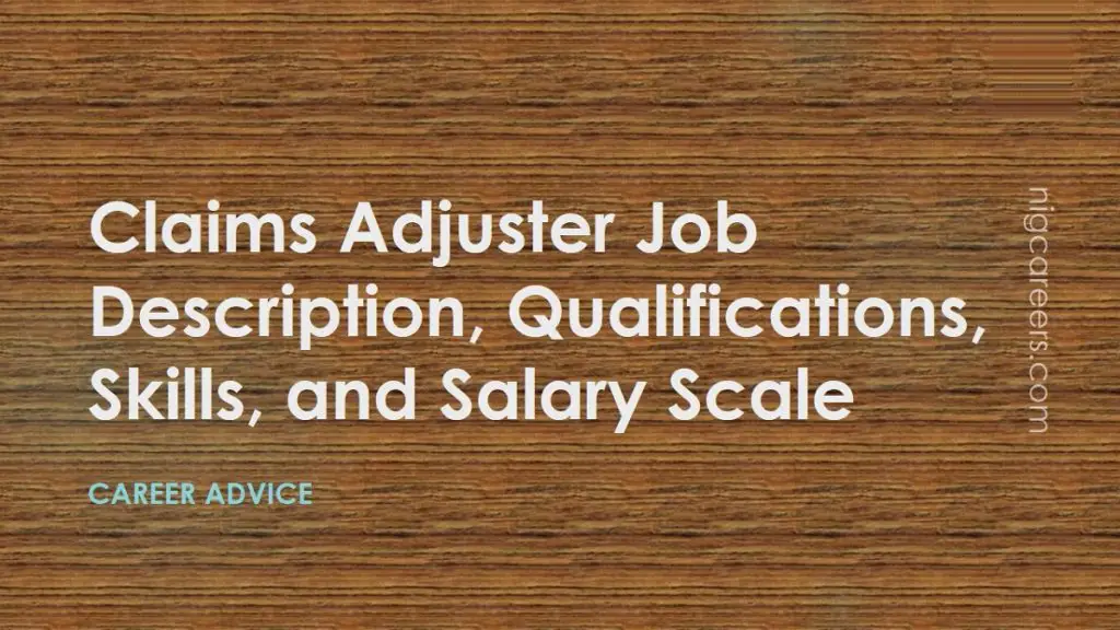 Bodily Injury Adjuster Job Description