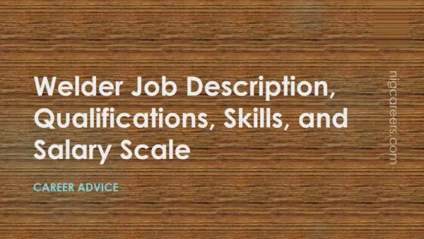 Welder Job Description