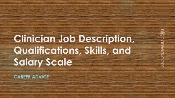 Clinician Job Description