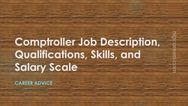 Comptroller Job Description