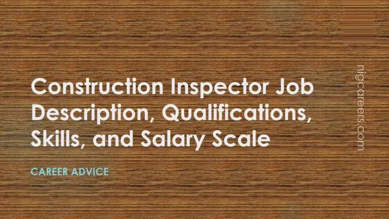 Construction Inspector Job Description