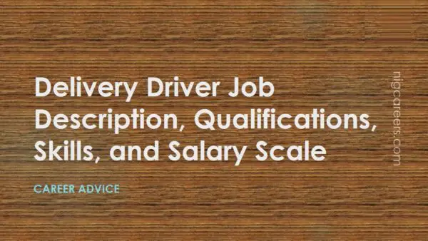 Delivery Driver Job Description