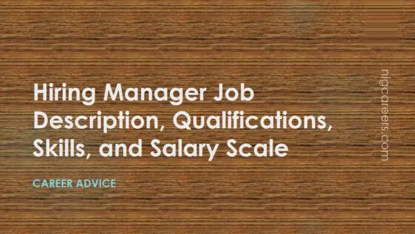 Hiring Manager Job Description