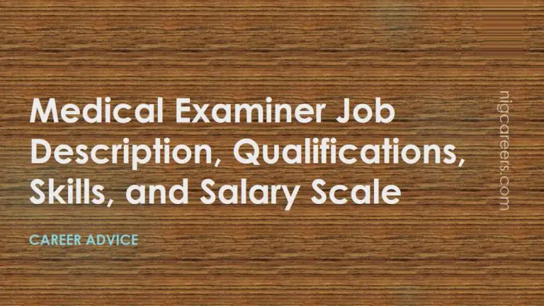 Medical Examiner Job Description Skills And Salary