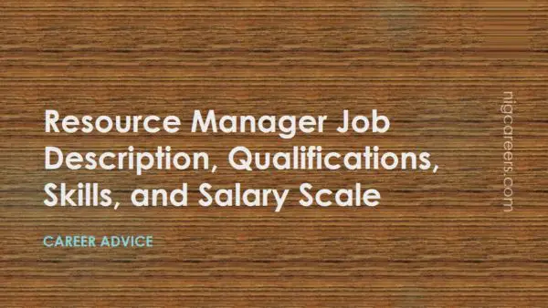 Resource Manager Job Description